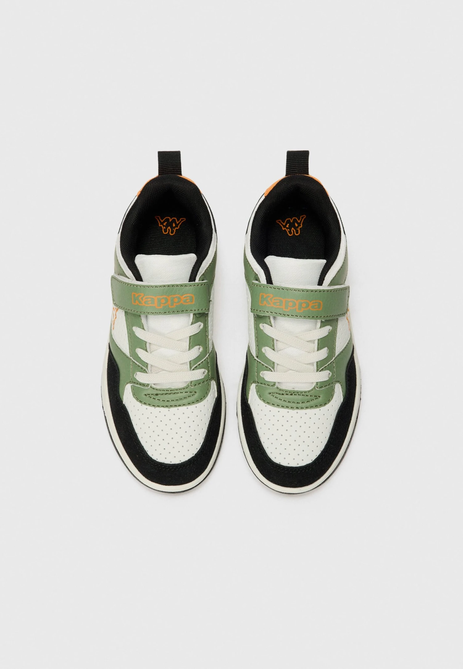 Kappa MANIS UNISEX - Trainers - White/green/orange 4 Kappa MANIS UNISEX - Trainers - White/green/orange - Image 4