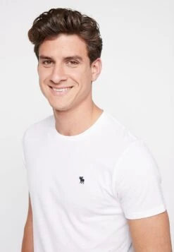 Abercrombie & Fitch 3 Pack - Basic T-Shirt - White/Grey/Black -Zalando UK-Outlet 392013eb3ef0422ca8f69b675c06a067