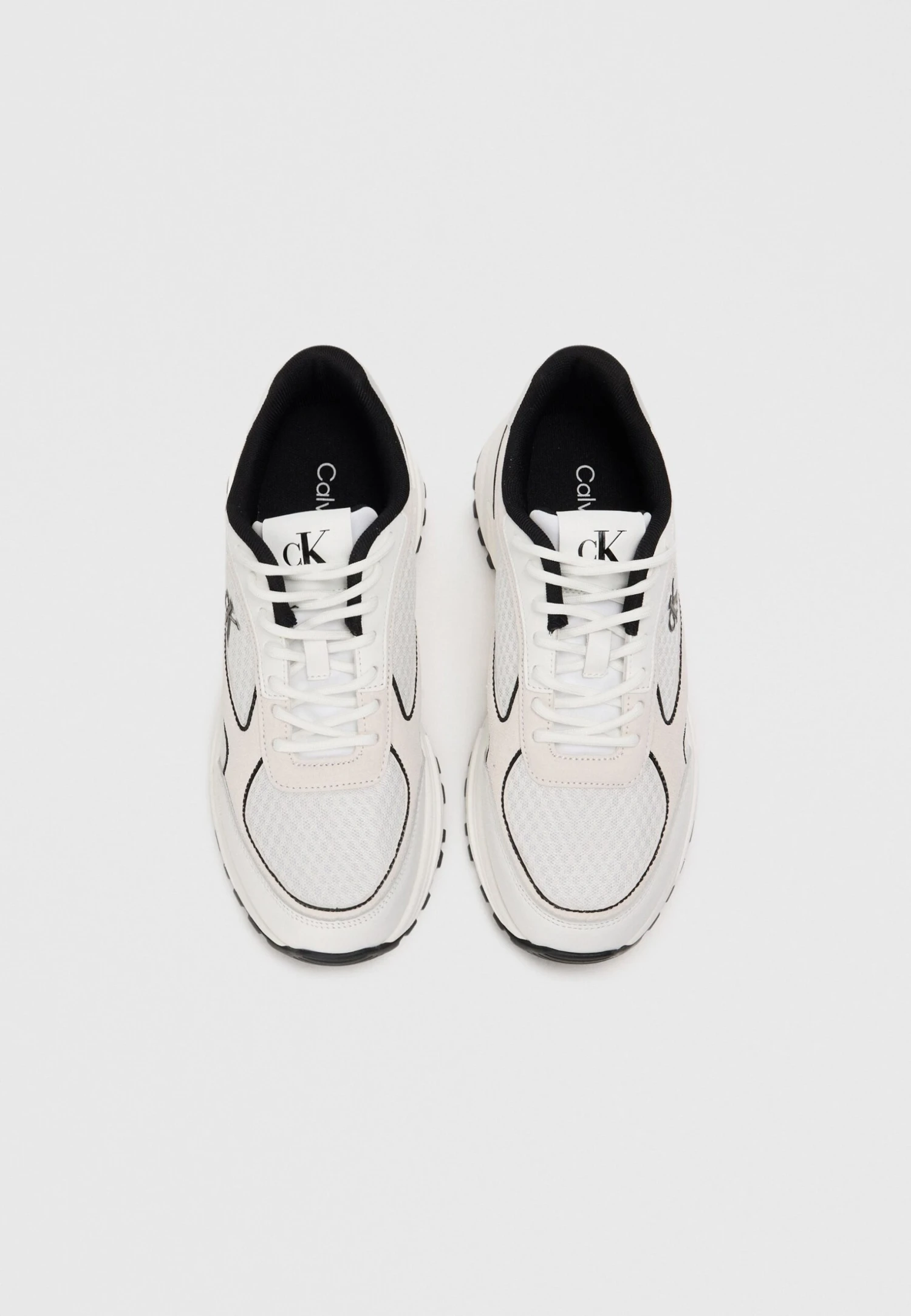 Calvin Klein Jeans HIKE RUNNER - Trainers - Bright White/black 4 Calvin Klein Jeans HIKE RUNNER - Trainers - Bright White/black - Image 4