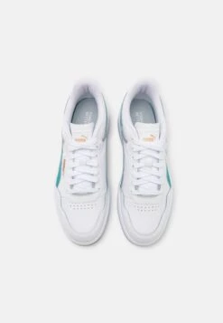 Puma Court Ultra Unisex - Trainers - White/Green Lagoon/Gold -Zalando UK-Outlet 3b4eab4c57cc47878a6ddadee2eafc9b
