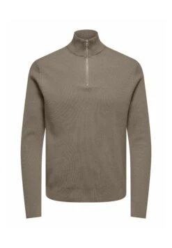 Only & Sons ONSPHIL HALF ZIP - Jumper - Desert Taupe -Zalando UK-Outlet 3b9da7af7cb04e6cb5989b0e7d2c5305