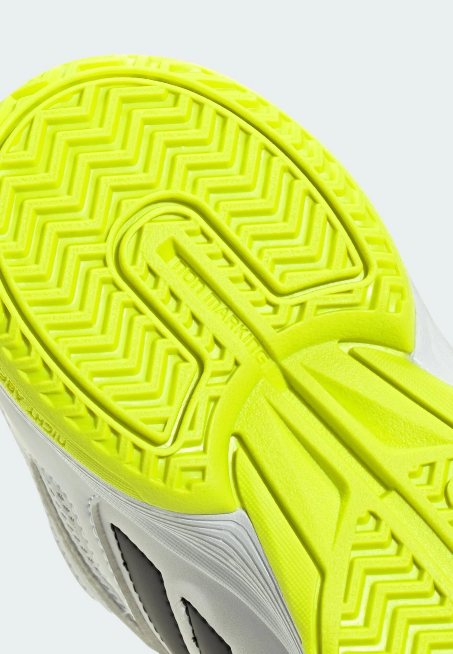 ADIDAS PERFORMANCE COURT - Volleyball Shoes - Cloud White Core Black Lucid Lemon 7 ADIDAS PERFORMANCE COURT - Volleyball Shoes - Cloud White Core Black Lucid Lemon - Image 7