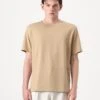 Hugo DAPOLINO - Basic T-shirt - Medium Beige
