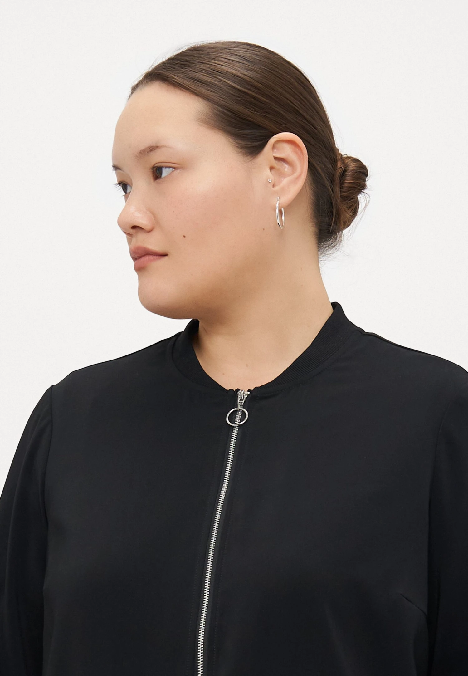 Vero Moda Curve VMCCOCO NOOS - Bomber Jacket - Black 4 Vero Moda Curve VMCCOCO NOOS - Bomber Jacket - Black - Image 4