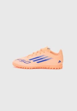 ADIDAS PERFORMANCE F50 CLUB UNISEX - Turf Football Boots - Beam Orange/lucid Blue/ftwr White