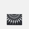 Neil Barrett Isle Thunderbolt Four Slots Card Holder Unisex - Wallet - Schwarz