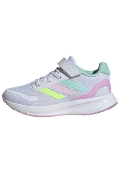 ADIDAS PERFORMANCE RUNFALCON 5 EL C - Road Running Shoes - Cloud White Clear Mint Clear Pink