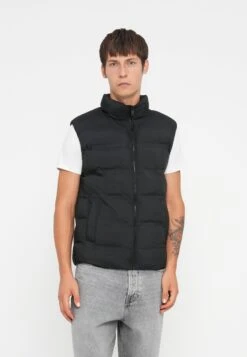 Only & Sons ONSUNION SEAMLESS LIFE PUFFER VEST - Waistcoat - Black