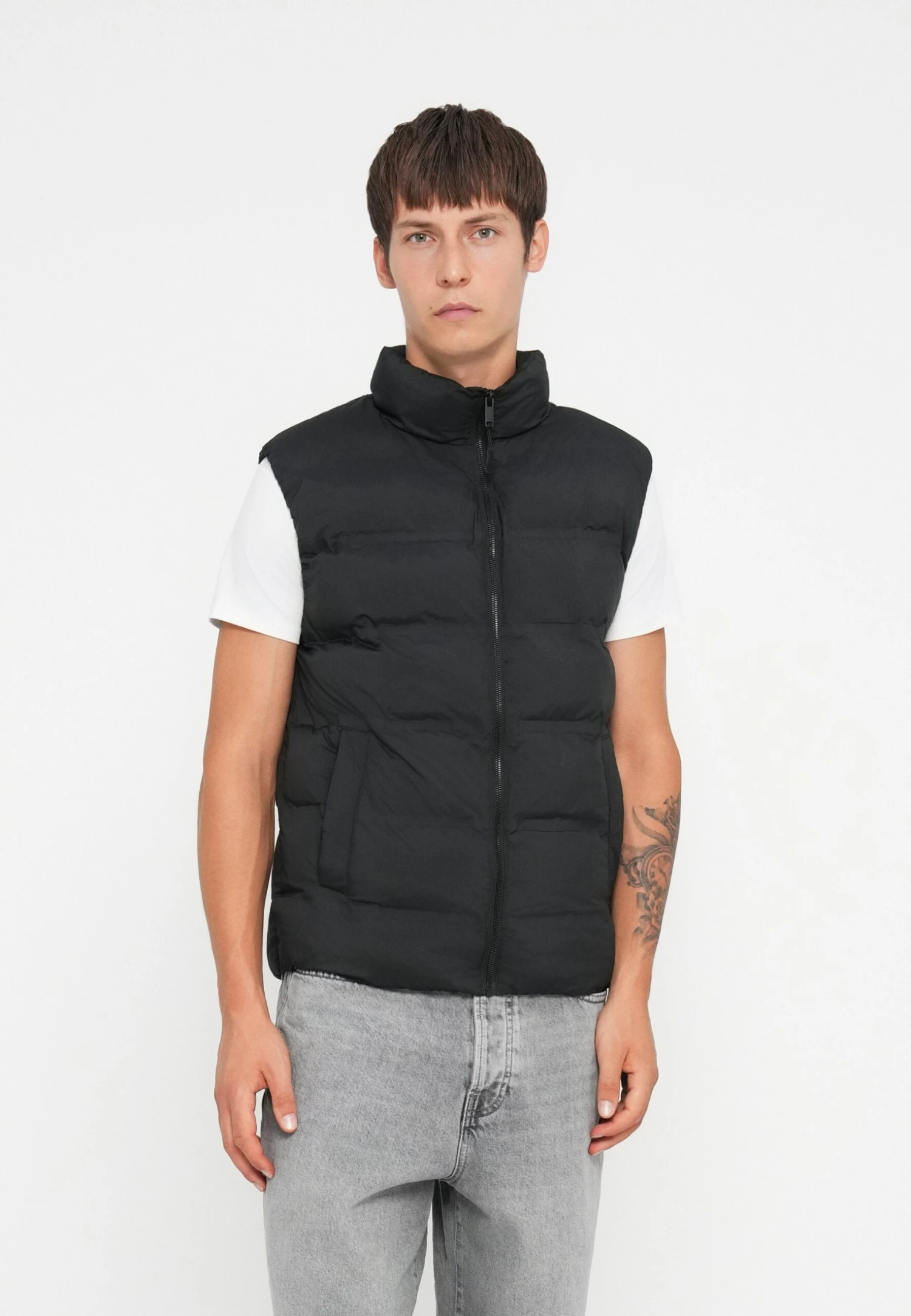 Only & Sons ONSUNION SEAMLESS LIFE PUFFER VEST - Waistcoat - Black 1 Only & Sons ONSUNION SEAMLESS LIFE PUFFER VEST - Waistcoat - Black