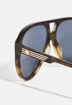 Gucci Unisex - Sunglasses - Havana Blue -Zalando UK-Outlet 4005d463645042a09cb6c11b072edc21