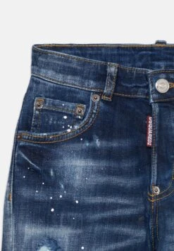 DSQUARED2 LOST JEAN - Straight Leg Jeans - Blue Denim -Zalando UK-Outlet 408dfbb0ee3d443ea0ddaa5edbb84eb6