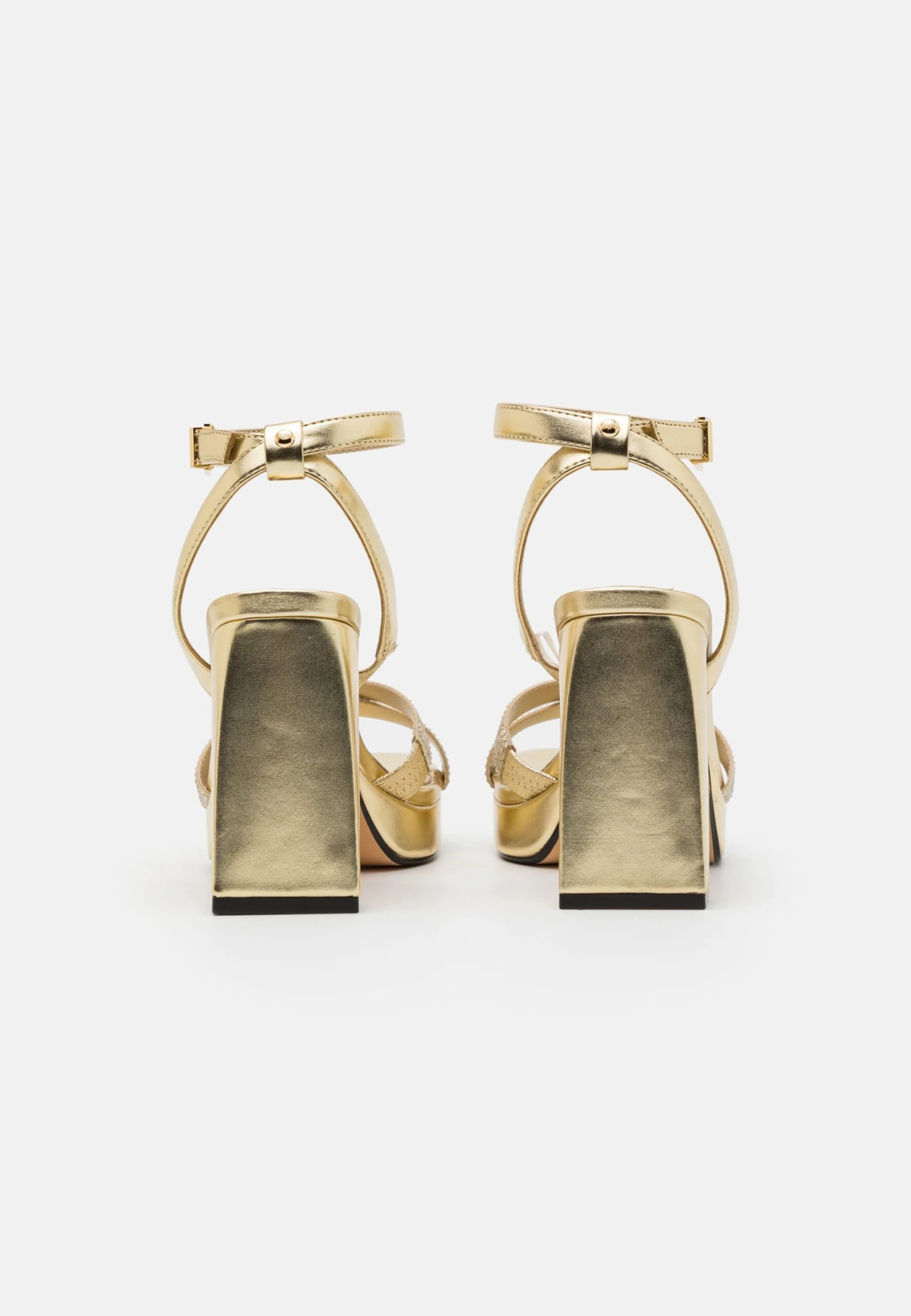 Buffalo Cherry Glam Vegan - High Heeled Sandals - Gold 4 Buffalo Cherry Glam Vegan - High Heeled Sandals - Gold - Image 4