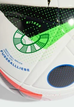 ADIDAS PERFORMANCE FUSSBALLLIEBE LEAGUE FOOTBALL KIDS - Football - White Black Glow Blue -Zalando UK-Outlet 4227ac06814b437f8a31fa4aea321163