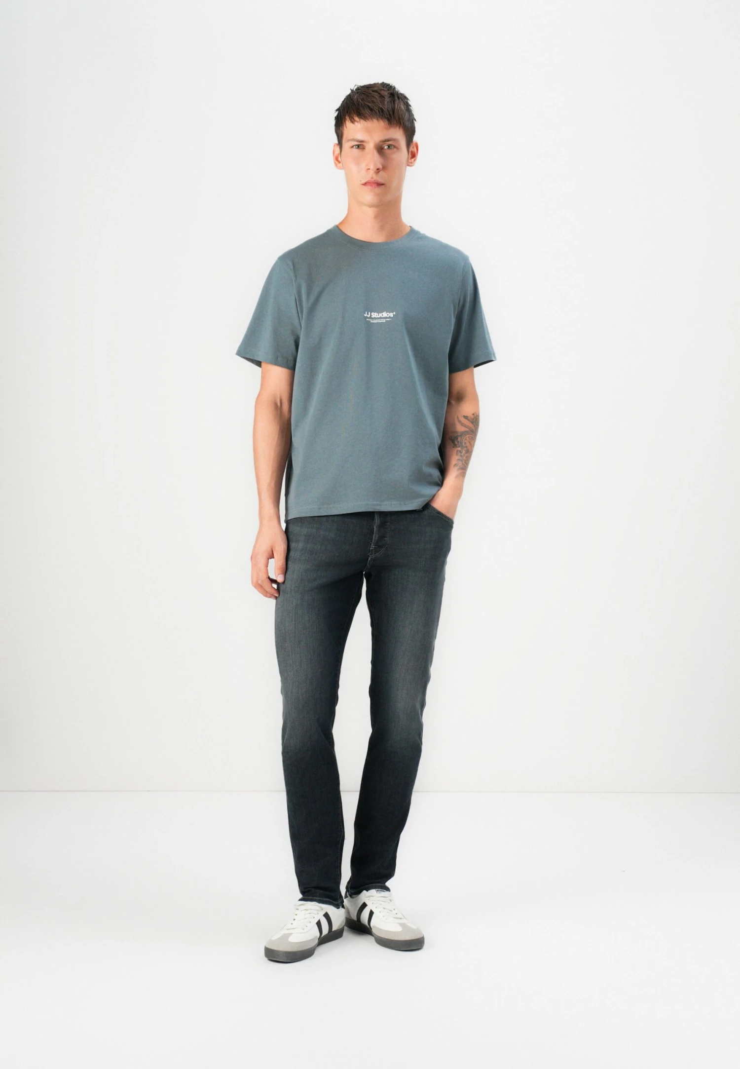 Jack & Jones JJIGLENN JJFOX - Relaxed Fit Jeans - Blue Denim 2 Jack & Jones JJIGLENN JJFOX - Relaxed Fit Jeans - Blue Denim - Image 2
