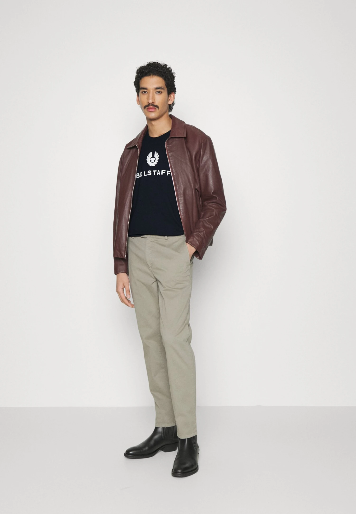 BELSTAFF Signature - Print T-Shirt - Dark Ink 2 BELSTAFF Signature - Print T-Shirt - Dark Ink - Image 2