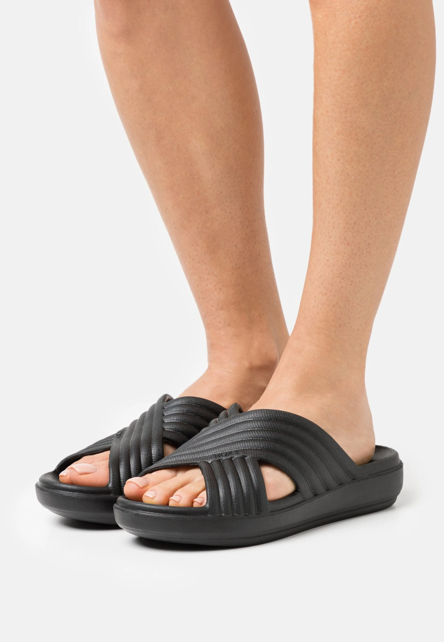 Roxy Rivie - Pool Slides - Black 1 Roxy Rivie - Pool Slides - Black