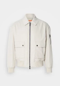 Boss OKING - Bomber Jacket - Light Beige -Zalando UK-Outlet 42bde8dc2feb470284c1c358048027f7