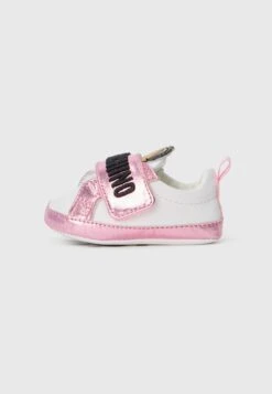 MOSCHINO UNISEX - Baby Shoes - White/pink/black