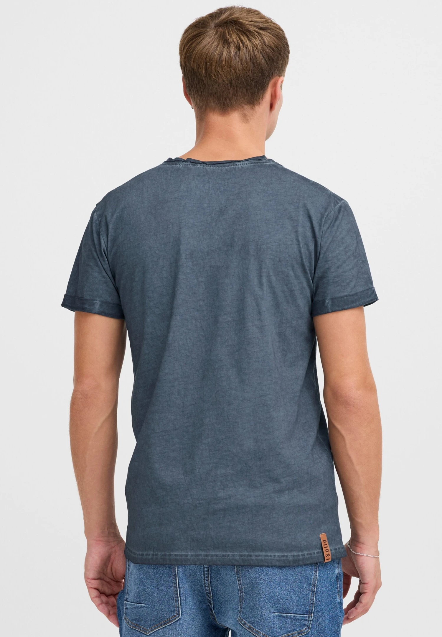 Solid SDTino - Basic T-shirt - Grey 3 Solid SDTino - Basic T-shirt - Grey - Image 3