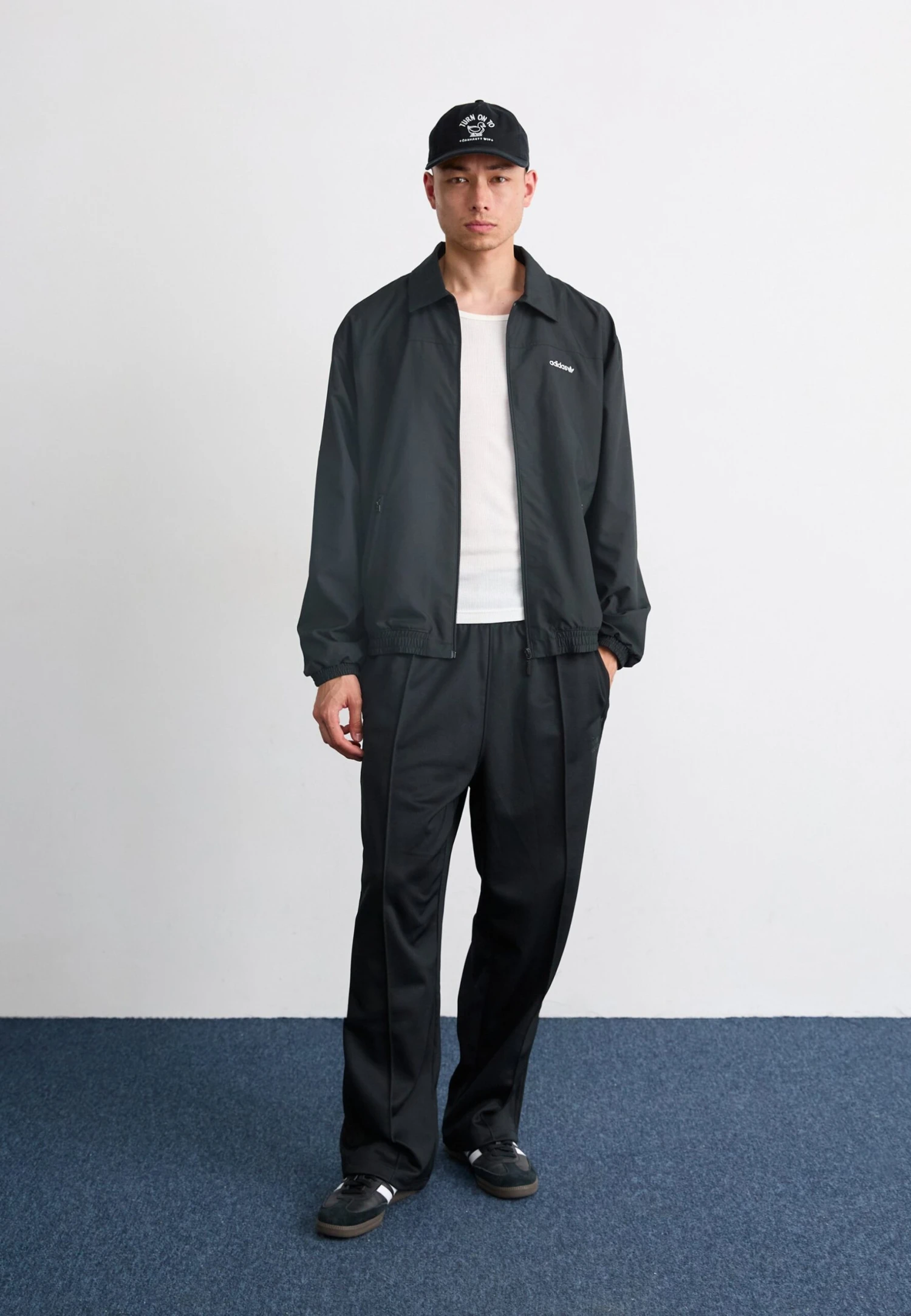 Adidas Originals BRUSHED - Summer Jacket - Black 2 Adidas Originals BRUSHED - Summer Jacket - Black - Image 2