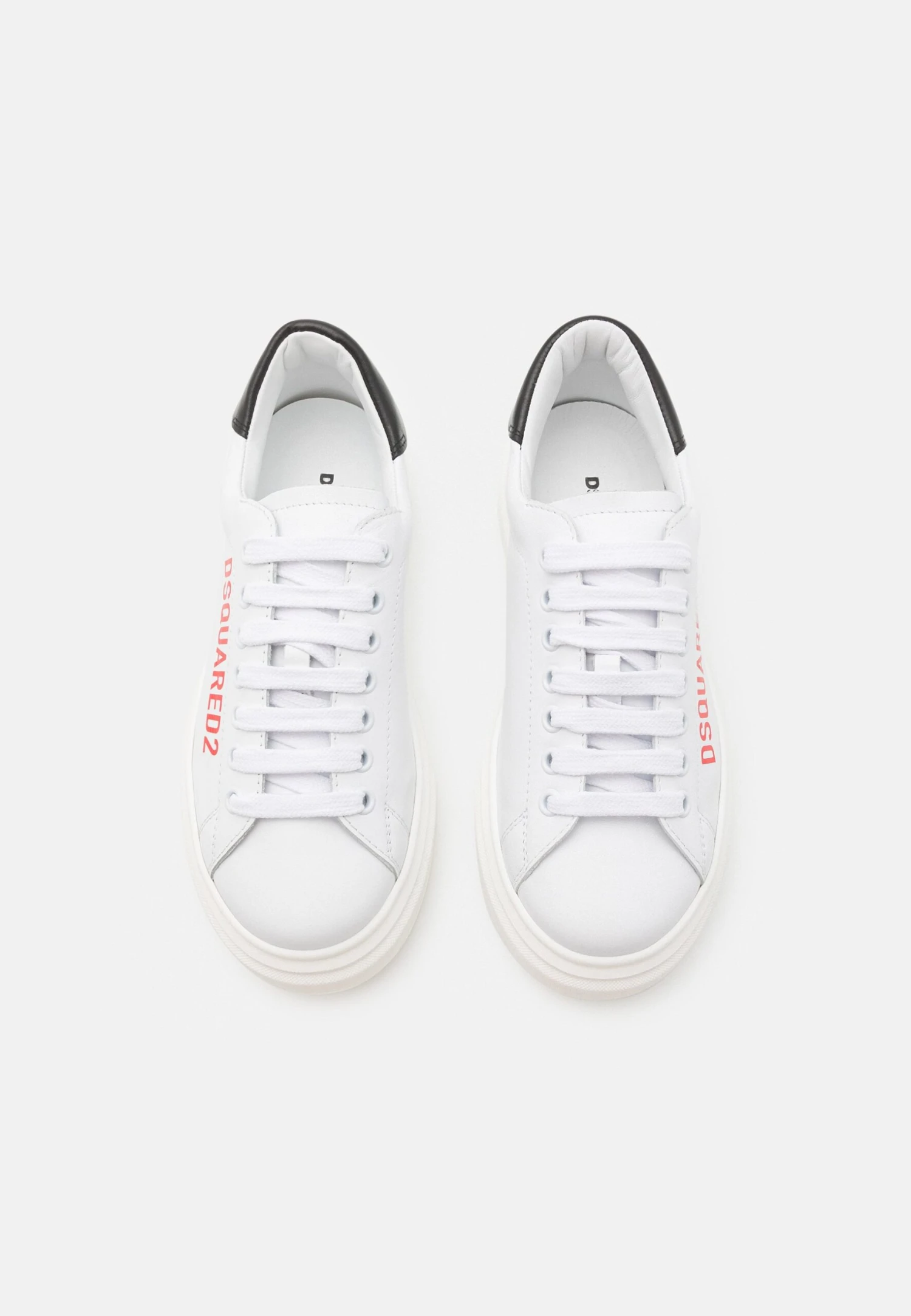 DSQUARED2 Unisex - Trainers - White/Black/Red 4 DSQUARED2 Unisex - Trainers - White/Black/Red - Image 4