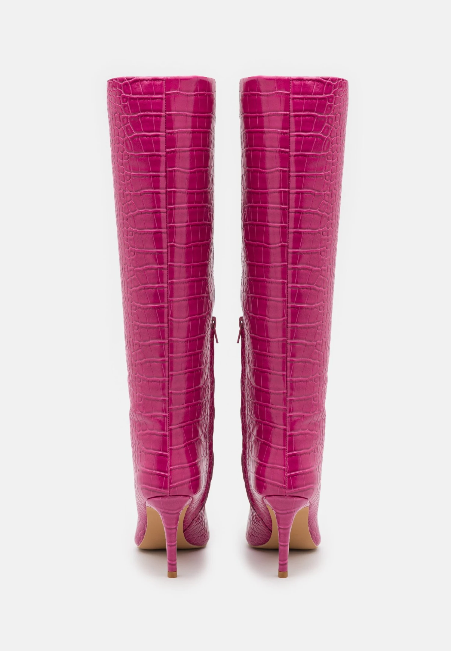 NA-KD Two Tone Boots - Boots - Pink 4 NA-KD Two Tone Boots - Boots - Pink - Image 4