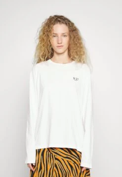 N°21 Long Sleeved Top - Bianco Ottico