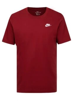 Nike Sportswear CLUB TEE - Basic T-shirt - Dark Team Red/gold-coloured -Zalando UK-Outlet 45b4a24c969246c39cee90b1ad4c0b0e