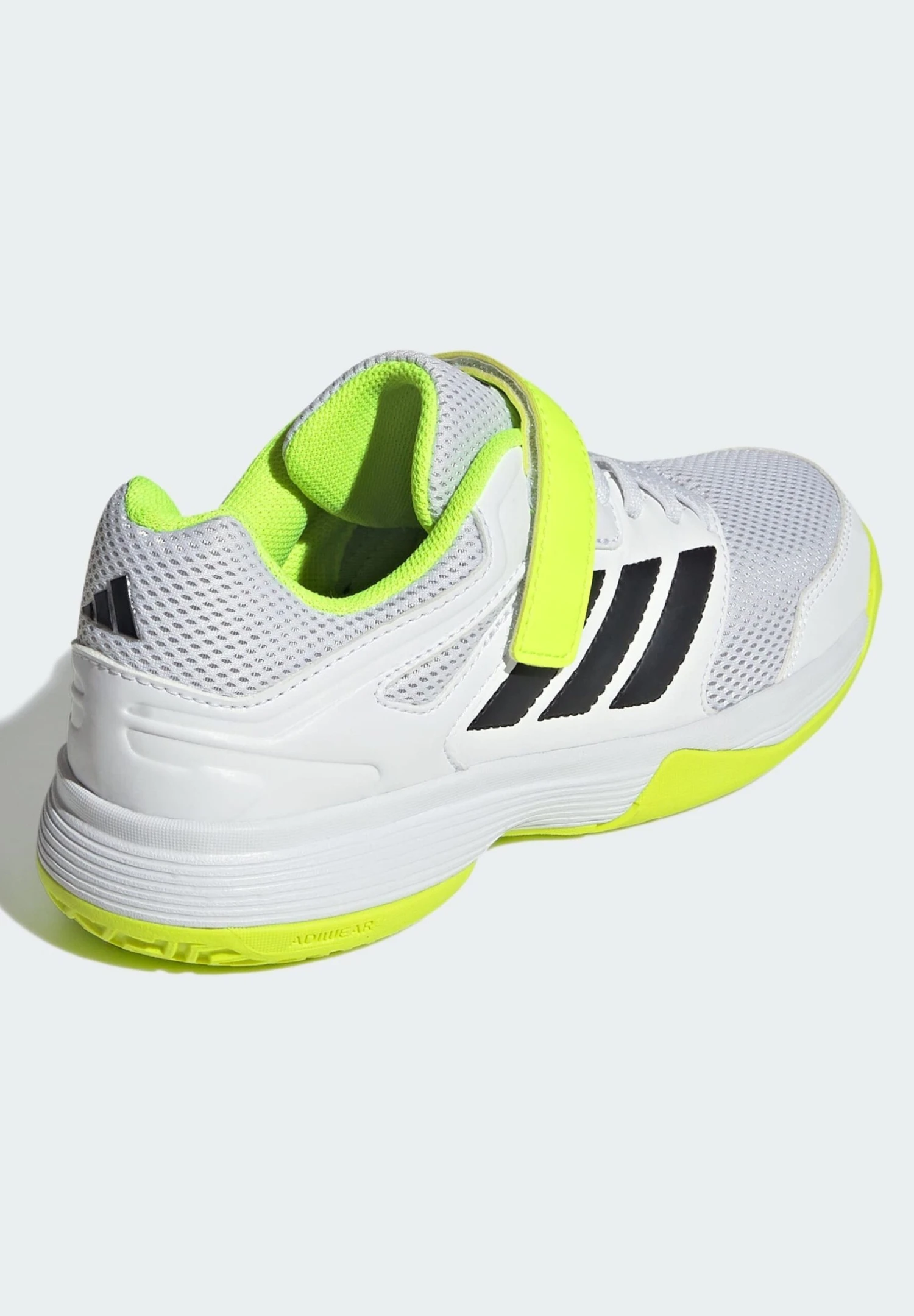 ADIDAS PERFORMANCE COURT - Volleyball Shoes - Cloud White Core Black Lucid Lemon 4 ADIDAS PERFORMANCE COURT - Volleyball Shoes - Cloud White Core Black Lucid Lemon - Image 4