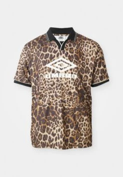 UMBRO BOXY FOOTBALL UNISEX - Polo Shirt - Ganache/cream Gold-coloured/brilliant White -Zalando UK-Outlet 479a7e099c2d4a13bd125364cfa88d99