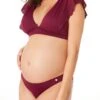 Cache Coeur BLOOM SET - Bikini - Burgundy