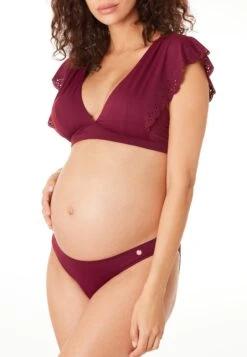 Cache Coeur BLOOM SET - Bikini - Burgundy