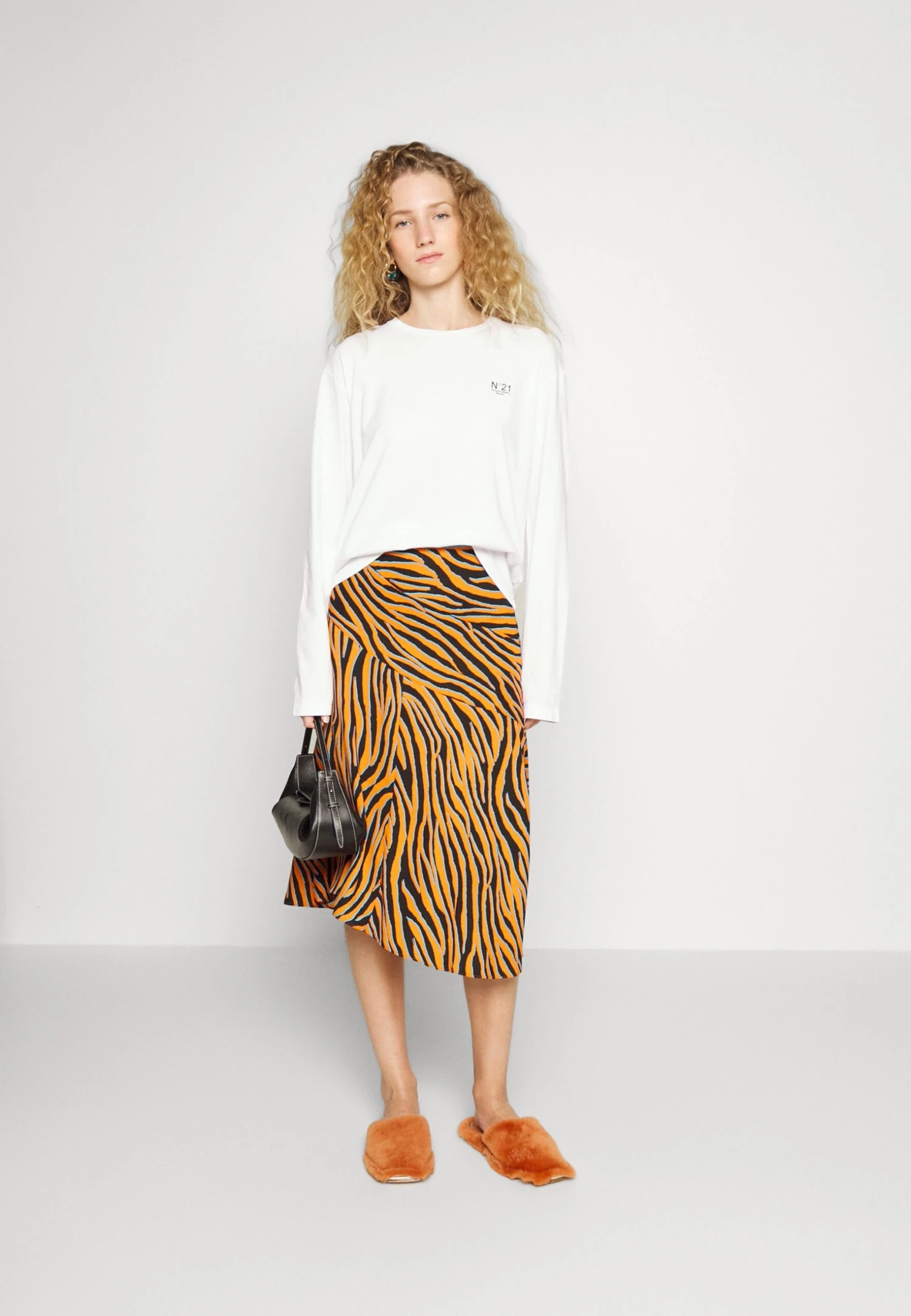 N°21 Long Sleeved Top - Bianco Ottico 2 N°21 Long Sleeved Top - Bianco Ottico - Image 2