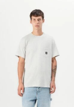 Element ICON LABEL POCKET - Basic T-shirt - Grey
