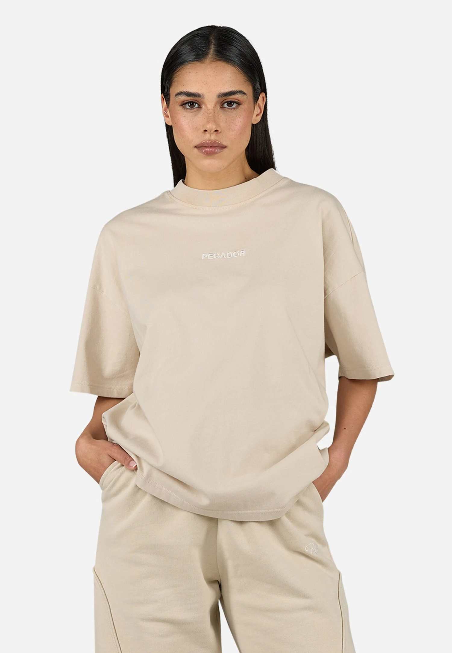 Pegador VIRAY HEAVY OVERSIZED TEE - Print T-shirt - Washed Light Beige 3 Pegador VIRAY HEAVY OVERSIZED TEE - Print T-shirt - Washed Light Beige - Image 3