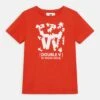 Wood Wood Ola Puzzle Unisex - Print T-Shirt - Chili Red