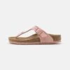 Birkenstock Gizeh Kids- T-Bar Sandals - Soft Pink
