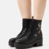 Even&Odd Platform Ankle Boots - Black