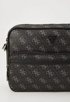 Guess MILANO CROSSBODY DOUBLE ZIP - Cross Body Bag - Dark Black -Zalando UK-Outlet 4aece53a24eb463d857c96d9c185a41b