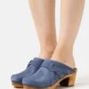 Sanita Manuella Square Open - Clogs - Dove Blue