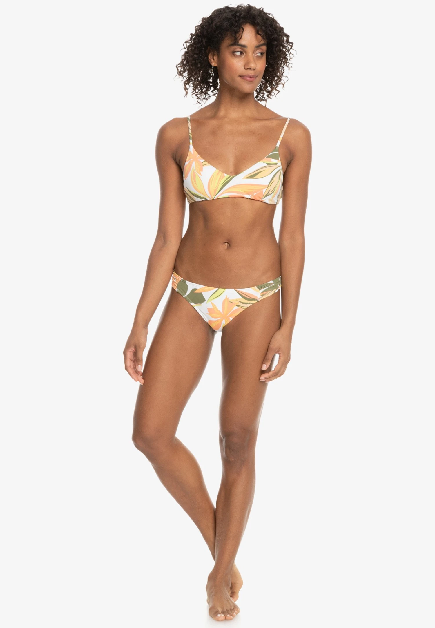Roxy Printed Classics - Mit Mittlerer Bedeckun - Bikini Bottoms - Bright White Subtly Salty Flat 2 Roxy Printed Classics - Mit Mittlerer Bedeckun - Bikini Bottoms - Bright White Subtly Salty Flat - Image 2