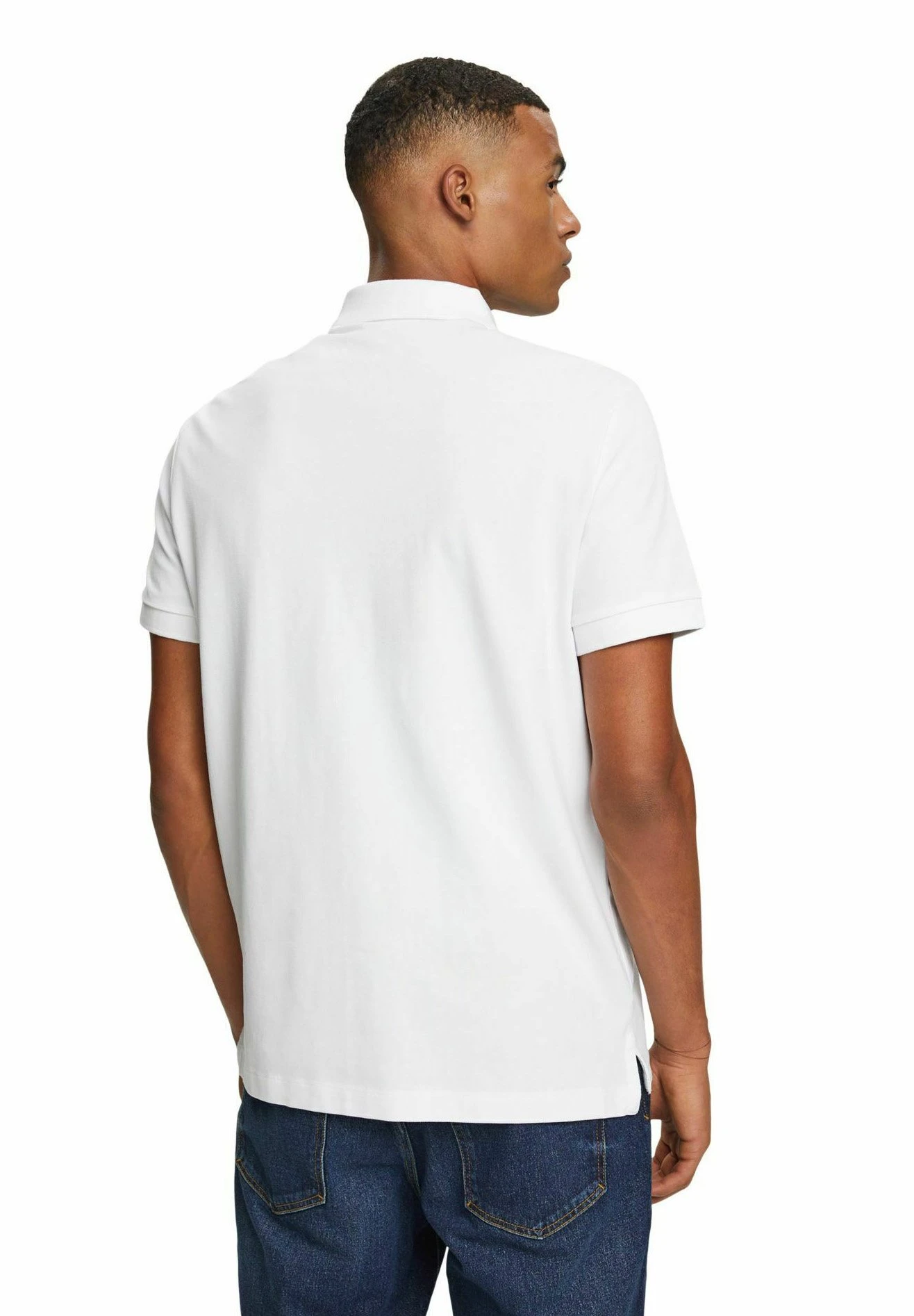 Polo Shirt - White 6 Polo Shirt - White - Image 6