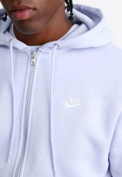 Nike Sportswear CLUB HOODIE - Zip-up Sweatshirt - Ghost -Zalando UK-Outlet 4e8a9b21d7bb4baa88e1647d26e2f579