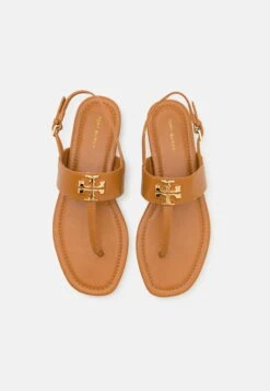 Tory Burch ELEANOR - T-bar Sandals - Caramel Corn/gold -Zalando UK-Outlet 4ecdd2b4248341429e8223bcddae223c