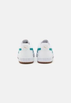 Puma Court Ultra Unisex - Trainers - White/Green Lagoon/Gold -Zalando UK-Outlet 4ef598c261a241598dcc01bccf4fd332