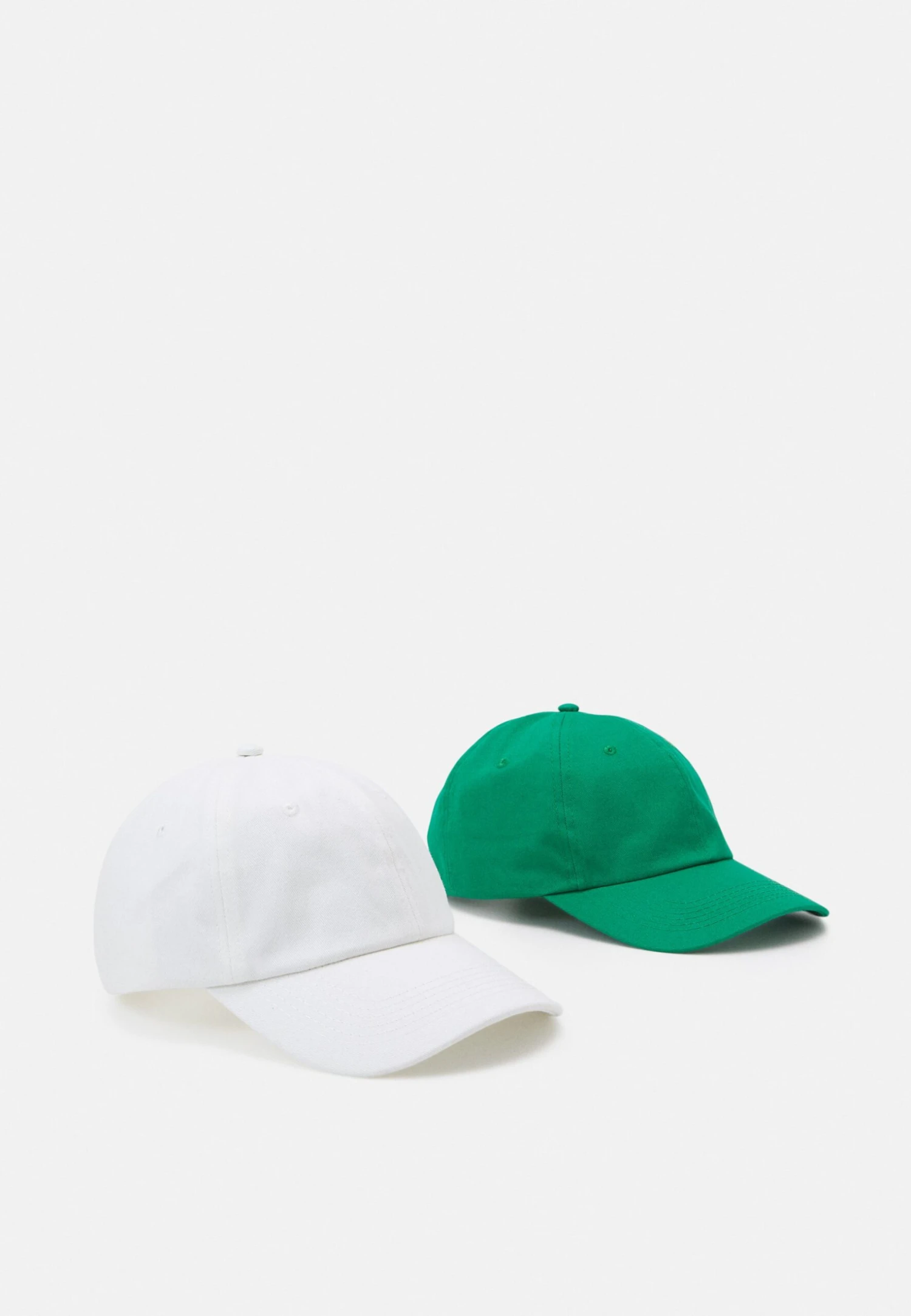Even&Odd 2 Pack - Cap -White/ Green 1 Even&Odd 2 Pack - Cap -White/ Green