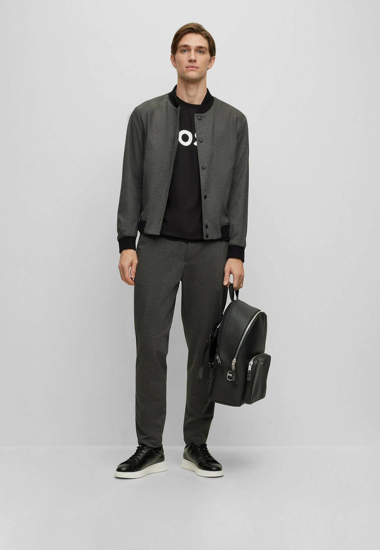 Boss P-Genius-J-Rds-234 - Trousers - Dark Grey One 2 Boss P-Genius-J-Rds-234 - Trousers - Dark Grey One - Image 2