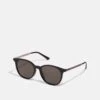 Gucci Unisex - Sunglasses - Black/Ruthenium/Grey