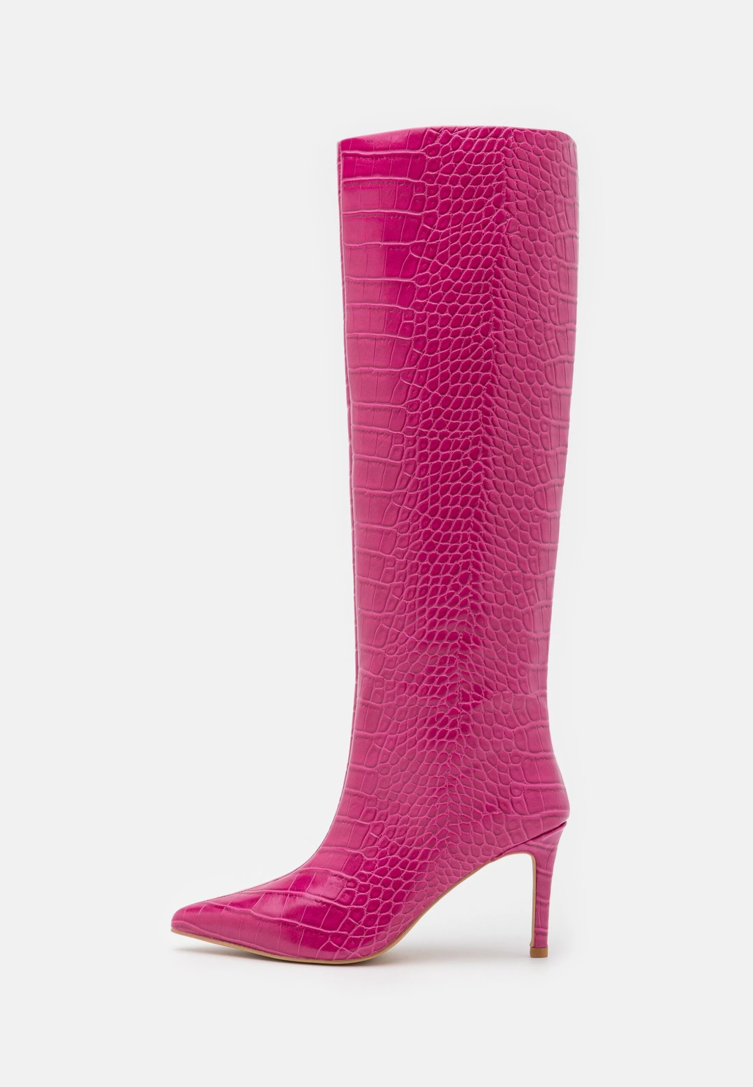 NA-KD Two Tone Boots - Boots - Pink 2 NA-KD Two Tone Boots - Boots - Pink - Image 2