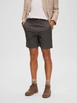 Selected Homme Slhcomfort Flex W Noos - Shorts - Dark Shadow